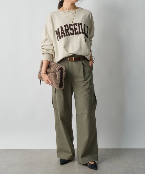 新品⭐︎未開封 MARSEILLI ロゴスウェット セール】【大人のロゴスウェット】MARSEILLE ロゴスエット（スウェット