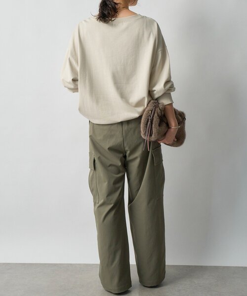 RIVE DROITE（リヴドロワ）の「【大人のロゴスウェット】MARSEILLE ロゴスエット（スウェット・レディース・バーガンディー/チャコールグレー/ホワイト系その他・FREE）」の14枚目の写真