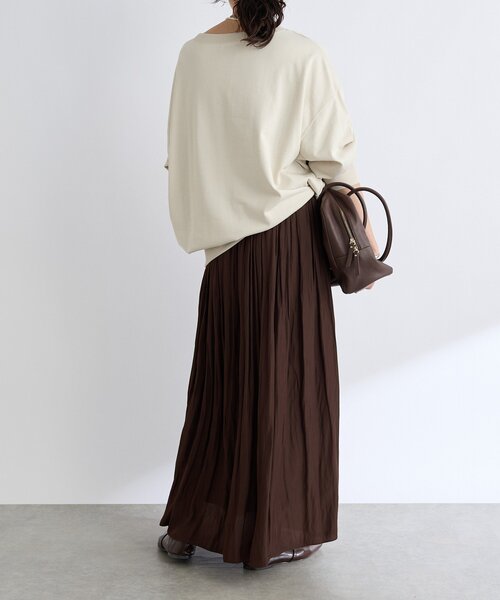 RIVE DROITE（リヴドロワ）の「【大人のロゴスウェット】MARSEILLE ロゴスエット（スウェット・レディース・バーガンディー/チャコールグレー/ホワイト系その他・FREE）」の19枚目の写真