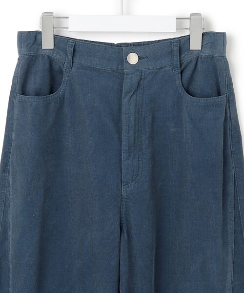 23区 L(ニジュウサンクオオキイサイズ)の「コットン コーデュロイ ワイド パンツ(その他パンツ・レディース・ライトグレー系/ダルブルー系/グレー系/ホワイト系・44/46/48/50)」の10枚目の写真