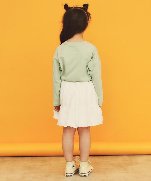 THE SHOP TK （ザ ショップ ティーケー ）の「【110－160／6色展開】コットン長袖Ｔシャツ/洗濯機OK（Tシャツ/カットソー・キッズ・ブルー系/ブラック系/グリーン系4/オフホワイト/ブラック系その他4/ブラック・15 /14/13/12/11/16）」の9枚目の写真