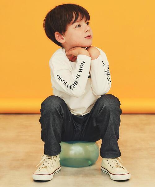 THE SHOP TK （ザ ショップ ティーケー ）の「【110－160／6色展開】コットン長袖Ｔシャツ/洗濯機OK（Tシャツ/カットソー・キッズ・ブルー系/ブラック系/グリーン系4/オフホワイト/ブラック系その他4/ブラック・15 /14/13/12/11/16）」の11枚目の写真