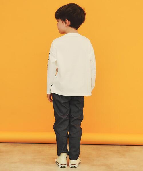 THE SHOP TK （ザ ショップ ティーケー ）の「【110－160／6色展開】コットン長袖Ｔシャツ/洗濯機OK（Tシャツ/カットソー・キッズ・ブルー系/ブラック系/グリーン系4/オフホワイト/ブラック系その他4/ブラック・15 /14/13/12/11/16）」の15枚目の写真