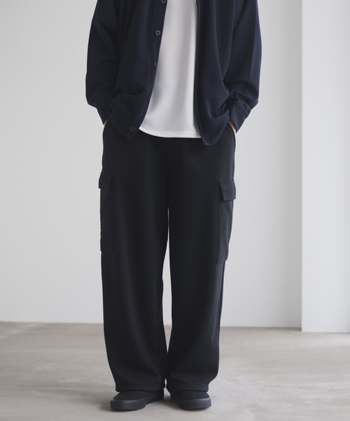 NAVY(ネイビー)の「【NAVY / ネイビー】スウェットカーゴパンツ(カーゴパンツ・メンズ・アッシュグレー/ブラック・XL/L/M/S)」の22枚目の写真