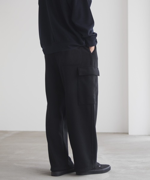 NAVY(ネイビー)の「【NAVY / ネイビー】スウェットカーゴパンツ(カーゴパンツ・メンズ・アッシュグレー/ブラック・XL/L/M/S)」の10枚目の写真