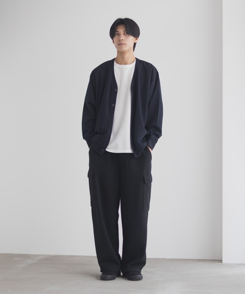NAVY(ネイビー)の「【NAVY / ネイビー】スウェットカーゴパンツ(カーゴパンツ・メンズ・アッシュグレー/ブラック・XL/L/M/S)」の9枚目の写真