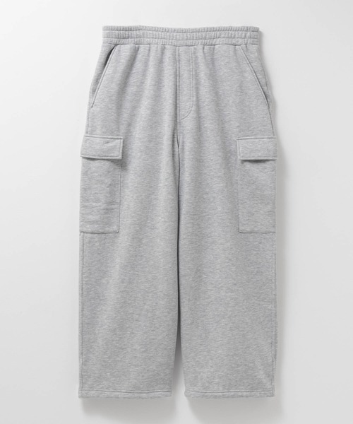 NAVY(ネイビー)の「【NAVY / ネイビー】スウェットカーゴパンツ(カーゴパンツ・メンズ・アッシュグレー/ブラック・XL/L/M/S)」の4枚目の写真