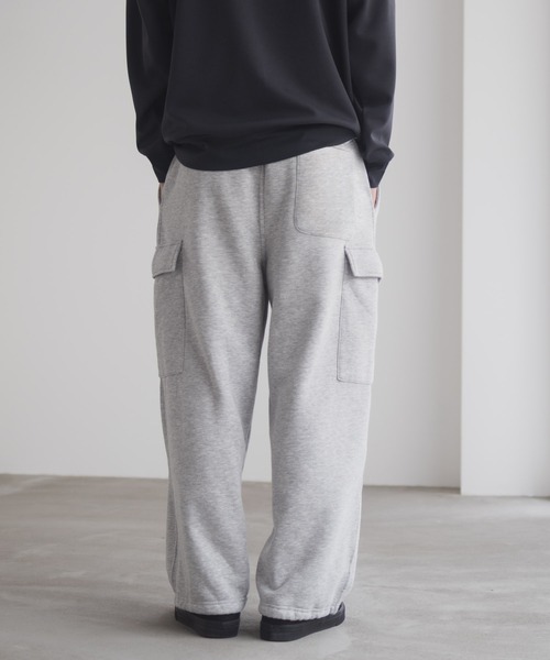 NAVY(ネイビー)の「【NAVY / ネイビー】スウェットカーゴパンツ(カーゴパンツ・メンズ・アッシュグレー/ブラック・XL/L/M/S)」の17枚目の写真