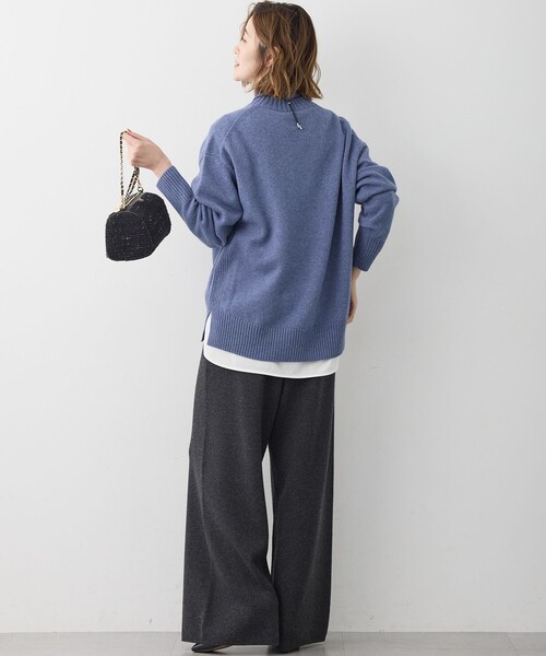 23区 L(ニジュウサンクオオキイサイズ)の「カシミヤブレンド ニット パンツ(その他パンツ・レディース・ベージュ系/グレー系/ライトグレー系・44/48/46)」の7枚目の写真