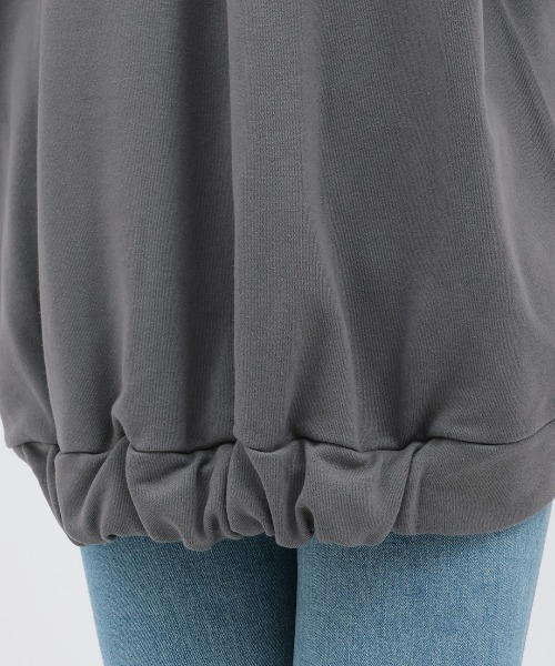 チチカカ（チチカカ）の「スウェット肩チロリープルオーバー（Tシャツ/カットソー・レディース・レッド/オフホワイト/チャコールグレー・FREE）」の15枚目の写真