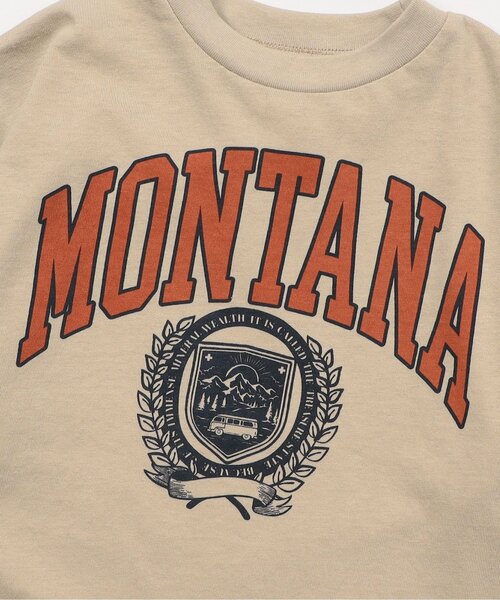 BREEZE（ブリーズ）の「【WEB限定/ジュニア対応】カレッジバリエーションTシャツ（Tシャツ/カットソー・キッズ・アイボリー/ブラウン/サックスブルー/チャコール/ベージュ/オフホワイト/ピンク/グリーン/グレー/レッド・120/130/140/110/100/90/150/160）」の22枚目の写真