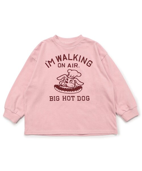 BREEZE（ブリーズ）の「【WEB限定/ジュニア対応】カレッジバリエーションTシャツ（Tシャツ/カットソー・キッズ・アイボリー/ブラウン/サックスブルー/チャコール/ベージュ/オフホワイト/ピンク/グリーン/グレー/レッド・120/130/140/110/100/90/150/160）」の12枚目の写真