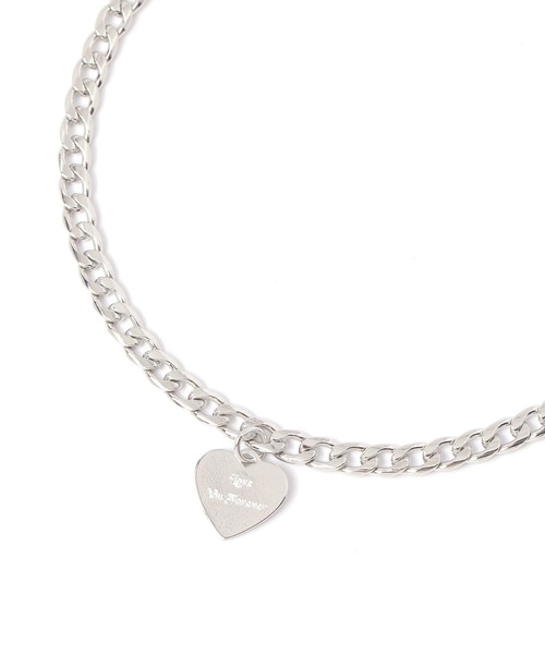 Heather(ヘザー)の「モチーフハートチェーンネックレス 592718(ネックレス・レディース・シルバー/ゴールド・ONE SIZE)」の1枚目の写真