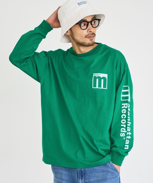 本日９日まで出品　JSF × Manhattan Records ロンT XL セール】Manhattan Records（マンハッタンレコード）別注ロング