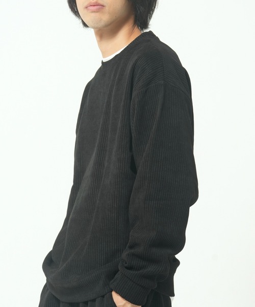 CORISCO(コリスコ)の「カットコーデュロイトレーナー(M1)(スウェット・メンズ・ブラウン/ブラック/グレー・MEDIUM/LARGE/X-LARGE)」の5枚目の写真