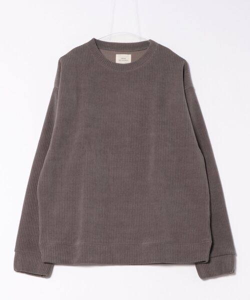 CORISCO(コリスコ)の「カットコーデュロイトレーナー(M1)(スウェット・メンズ・ブラウン/ブラック/グレー・MEDIUM/LARGE/X-LARGE)」の8枚目の写真
