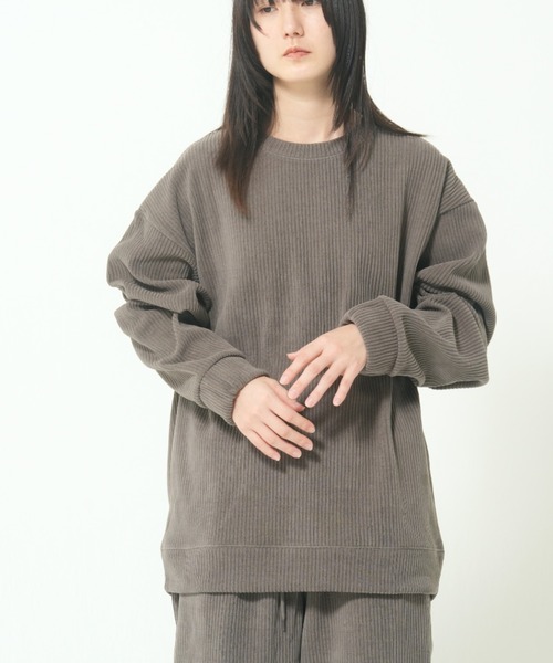CORISCO(コリスコ)の「カットコーデュロイトレーナー(M1)(スウェット・メンズ・ブラウン/ブラック/グレー・MEDIUM/LARGE/X-LARGE)」の7枚目の写真