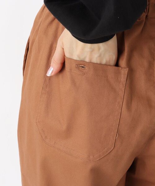one'sterrace（ワンズテラス）の「PU混 9分丈ワイドテーパードパンツ（その他パンツ・レディース・ダークブラウン系8/ベージュ系8/ネイビー系5・02）」の10枚目の写真