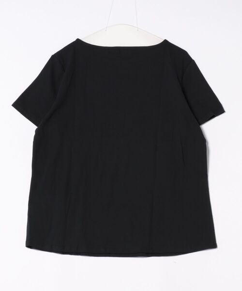 Maunaloa(マウナロア)の「【Maunaloa】ハイビスカスTシャツ(Tシャツ/カットソー・レディース・ブラック/オフホワイト・L/XL/M)」の3枚目の写真