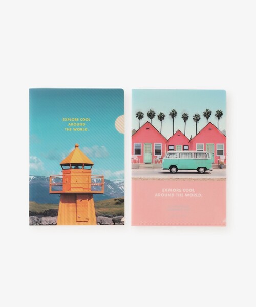 Afternoon Tea（アフタヌーンティー）の「ファイルセット/Accidentally Wes Anderson（ステーショナリー・レディース・ピンク・ONE SIZE）」の5枚目の写真