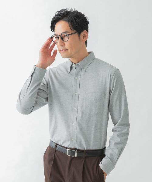 URBAN RESEARCH ROSSO MEN（アーバンリサーチロッソメン）の「『抗菌 / 防臭』『XXLサイズあり』ハイパフォーマンスフランネルシャツ（シャツ/ブラウス・メンズ・ボルドー/ネイビー/ブルー系その他/チェック/グリーン系その他/アイボリー/ブラック/カーキ/ブラウン系その他/グレー・SMALL/MEDIUM/LARGE/X-LARGE/XX-LARGE）」の4枚目の写真