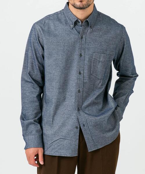 URBAN RESEARCH ROSSO MEN（アーバンリサーチロッソメン）の「『抗菌 / 防臭』『XXLサイズあり』ハイパフォーマンスフランネルシャツ（シャツ/ブラウス・メンズ・ボルドー/ネイビー/ブルー系その他/チェック/グリーン系その他/アイボリー/ブラック/カーキ/ブラウン系その他/グレー・SMALL/MEDIUM/LARGE/X-LARGE/XX-LARGE）」の13枚目の写真