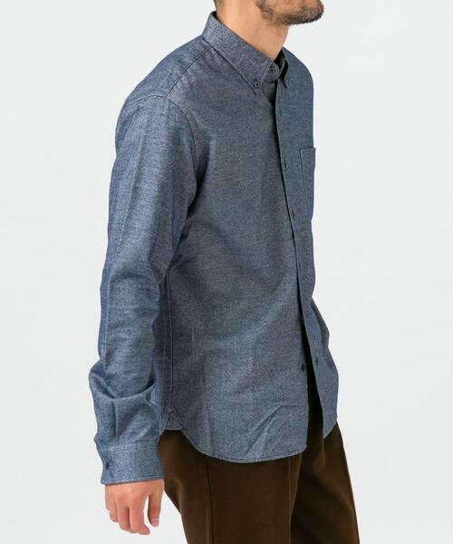 URBAN RESEARCH ROSSO MEN（アーバンリサーチロッソメン）の「『抗菌 / 防臭』『XXLサイズあり』ハイパフォーマンスフランネルシャツ（シャツ/ブラウス・メンズ・ボルドー/ネイビー/ブルー系その他/チェック/グリーン系その他/アイボリー/ブラック/カーキ/ブラウン系その他/グレー・SMALL/MEDIUM/LARGE/X-LARGE/XX-LARGE）」の14枚目の写真