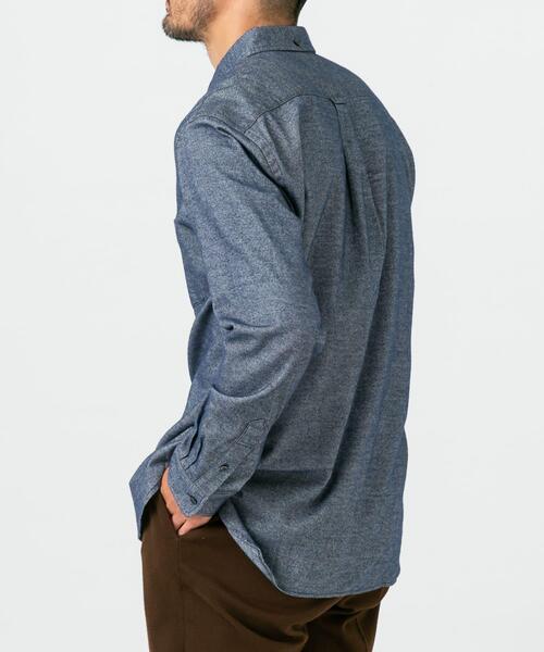 URBAN RESEARCH ROSSO MEN（アーバンリサーチロッソメン）の「『抗菌 / 防臭』『XXLサイズあり』ハイパフォーマンスフランネルシャツ（シャツ/ブラウス・メンズ・ボルドー/ネイビー/ブルー系その他/チェック/グリーン系その他/アイボリー/ブラック/カーキ/ブラウン系その他/グレー・SMALL/MEDIUM/LARGE/X-LARGE/XX-LARGE）」の15枚目の写真