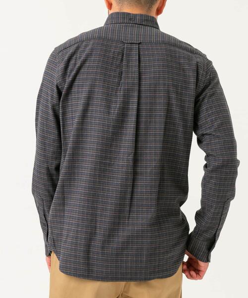 URBAN RESEARCH ROSSO MEN（アーバンリサーチロッソメン）の「『抗菌 / 防臭』『XXLサイズあり』ハイパフォーマンスフランネルシャツ（シャツ/ブラウス・メンズ・ボルドー/ネイビー/ブルー系その他/チェック/グリーン系その他/アイボリー/ブラック/カーキ/ブラウン系その他/グレー・SMALL/MEDIUM/LARGE/X-LARGE/XX-LARGE）」の14枚目の写真