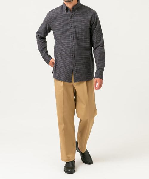 URBAN RESEARCH ROSSO MEN（アーバンリサーチロッソメン）の「『抗菌 / 防臭』『XXLサイズあり』ハイパフォーマンスフランネルシャツ（シャツ/ブラウス・メンズ・ボルドー/ネイビー/ブルー系その他/チェック/グリーン系その他/アイボリー/ブラック/カーキ/ブラウン系その他/グレー・SMALL/MEDIUM/LARGE/X-LARGE/XX-LARGE）」の15枚目の写真