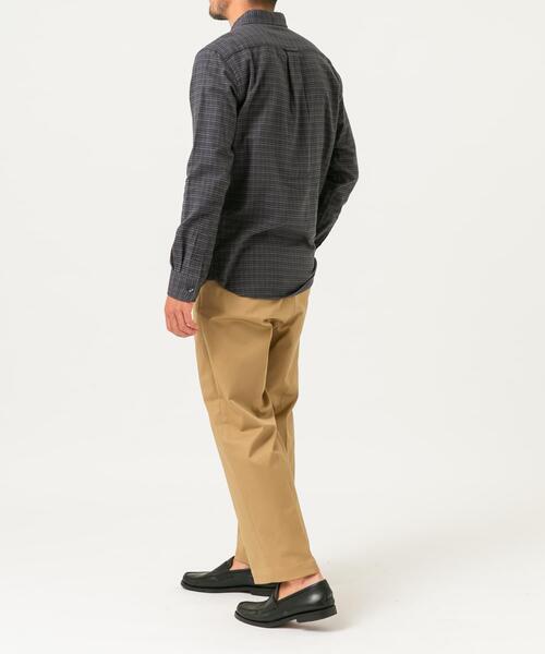 URBAN RESEARCH ROSSO MEN（アーバンリサーチロッソメン）の「『抗菌 / 防臭』『XXLサイズあり』ハイパフォーマンスフランネルシャツ（シャツ/ブラウス・メンズ・ボルドー/ネイビー/ブルー系その他/チェック/グリーン系その他/アイボリー/ブラック/カーキ/ブラウン系その他/グレー・SMALL/MEDIUM/LARGE/X-LARGE/XX-LARGE）」の16枚目の写真