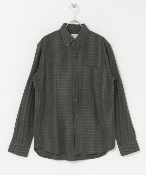 URBAN RESEARCH ROSSO MEN（アーバンリサーチロッソメン）の「『抗菌 / 防臭』『XXLサイズあり』ハイパフォーマンスフランネルシャツ（シャツ/ブラウス・メンズ・ボルドー/ネイビー/ブルー系その他/チェック/グリーン系その他/アイボリー/ブラック/カーキ/ブラウン系その他/グレー・SMALL/MEDIUM/LARGE/X-LARGE/XX-LARGE）」の18枚目の写真