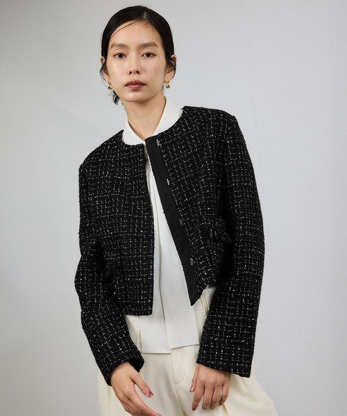 ツイードジャケット（ノーカラージャケット）｜ROPE'（ロペ）の
