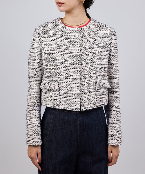 ツイードジャケット（ノーカラージャケット）｜ROPE'（ロペ）の