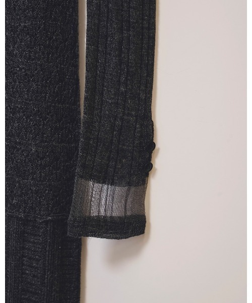 TODAYFUL(トゥデイフル)の「Patchwork Knit Dress(ワンピース・レディース・チャコールグレー/ブラウン・36inch/38inch)」の10枚目の写真