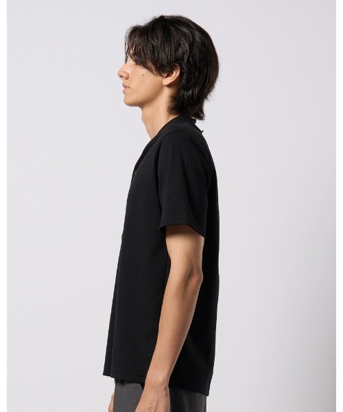 wjk（ダヴルジェイケイ）の「luxury cotton smart collar S/S（Tシャツ/カットソー・メンズ・ホワイト/ブラック/グレイッシュベージュ・SMALL/MEDIUM/LARGE/X-LARGE）」の8枚目の写真