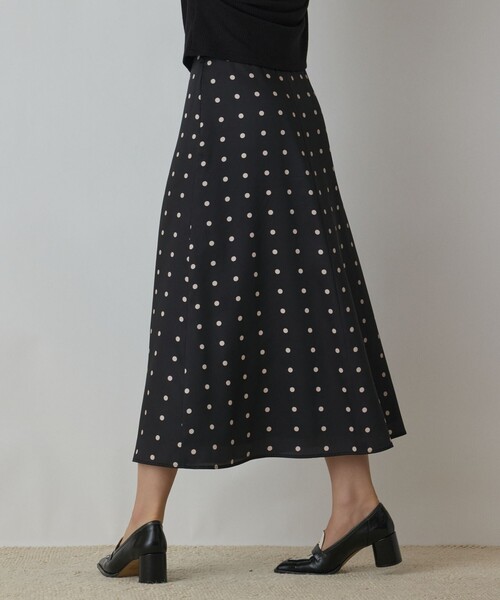 Diagram(ダイアグラム)の「ドットスカート(スカート・レディース・ブラック/グリーン・36/38)」の10枚目の写真