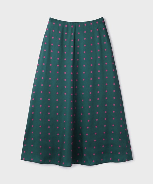 Diagram(ダイアグラム)の「ドットスカート(スカート・レディース・ブラック/グリーン・36/38)」の5枚目の写真