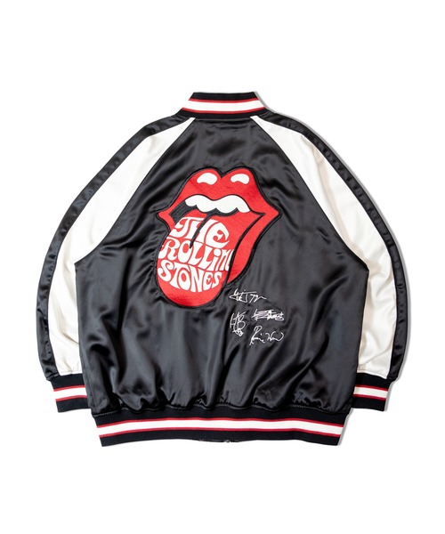 JACKROSE（ジャックローズ）の「B-TRS-Lips&Tongue-シグネチャーリバーシブルスカジャン（スカジャン・メンズ・ブラック・M/L/XL）」の3枚目の写真