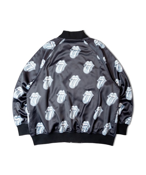 JACKROSE（ジャックローズ）の「B-TRS-Lips&Tongue-シグネチャーリバーシブルスカジャン（スカジャン・メンズ・ブラック・M/L/XL）」の5枚目の写真