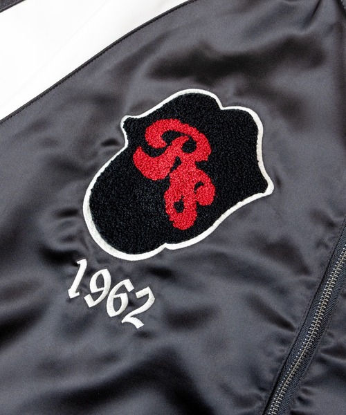 JACKROSE（ジャックローズ）の「B-TRS-Lips&Tongue-シグネチャーリバーシブルスカジャン（スカジャン・メンズ・ブラック・M/L/XL）」の7枚目の写真