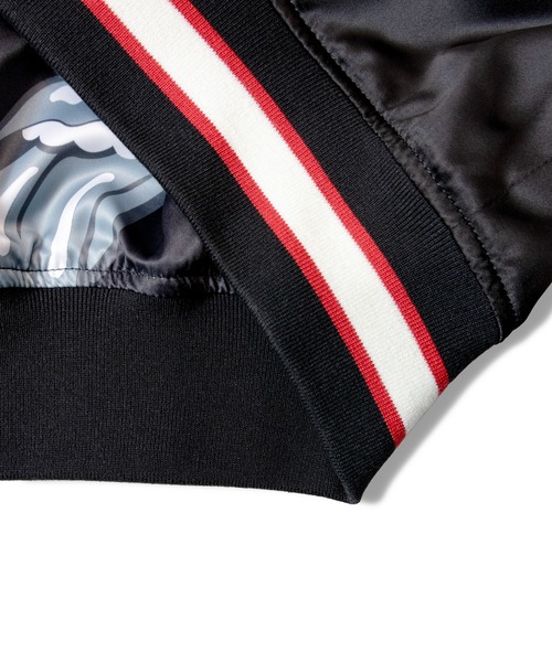 JACKROSE（ジャックローズ）の「B-TRS-Lips&Tongue-シグネチャーリバーシブルスカジャン（スカジャン・メンズ・ブラック・M/L/XL）」の10枚目の写真