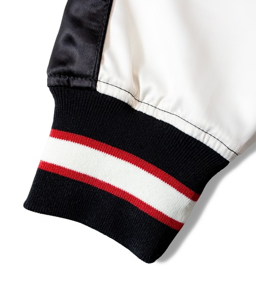 JACKROSE（ジャックローズ）の「B-TRS-Lips&Tongue-シグネチャーリバーシブルスカジャン（スカジャン・メンズ・ブラック・M/L/XL）」の11枚目の写真