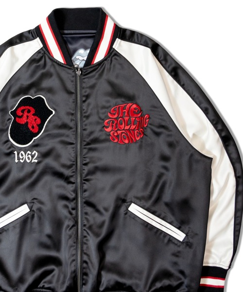 B-TRS-Lips&Tongue-シグネチャーリバーシブルスカジャン（スカジャン