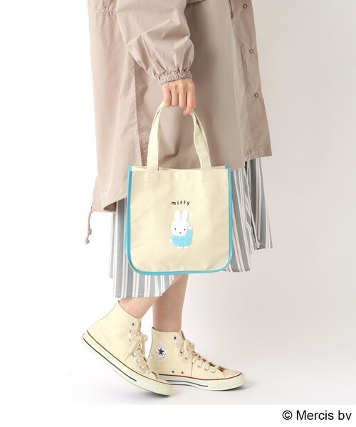 one'sterrace(ワンズテラス)の「Dick Bruna miffy トートバッグ チェックサガラ(その他雑貨・レディース・ブルー系その他7/レッド系9・99)」の12枚目の写真