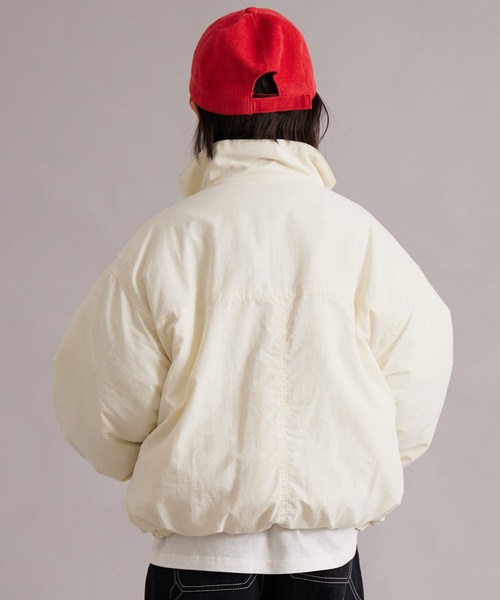 PAIRMANON STREET（ペアマノンストリート）の「【エアサーマル】中わた スタンドカラー ジャケット【PAIRMANON STREET】（ダウンジャケット/コート・キッズ・ブラック/オフホワイト/チャコールグレー・100/110/120/130/140/150/160/90）」の9枚目の写真