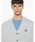 Maison Kitsune�i���]���L�c�l�j�́uFOX HEAD LAMBWSOOL COMFORT CARDIGAN�i�J�[�f�B�K��/�{�����j�v�b���C�g�O���[