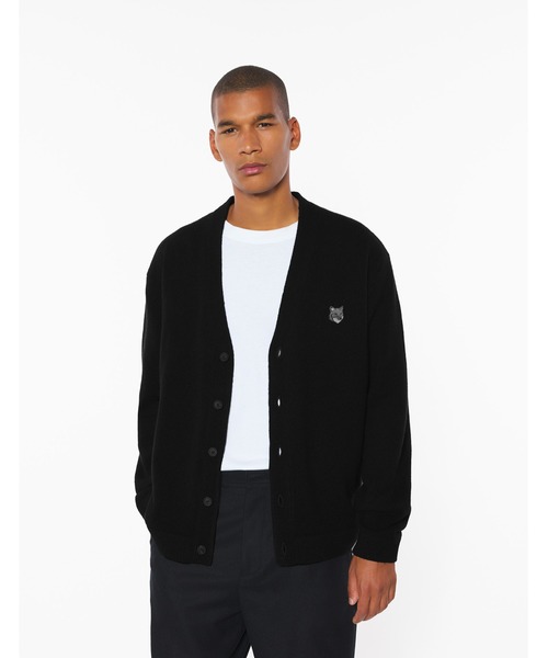 Maison Kitsune(メゾンキツネ)の「FOX HEAD LAMBWSOOL COMFORT CARDIGAN(カーディガン/ボレロ・メンズ・ブラック/ライトグレー/ネイビー・XS/S/M/L/XL)」の16枚目の写真