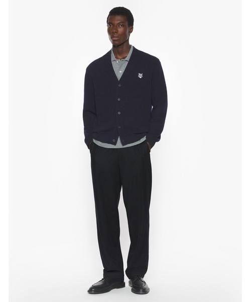 Maison Kitsune(メゾンキツネ)の「FOX HEAD LAMBWSOOL COMFORT CARDIGAN(カーディガン/ボレロ・メンズ・ブラック/ライトグレー/ネイビー・XS/S/M/L/XL)」の14枚目の写真