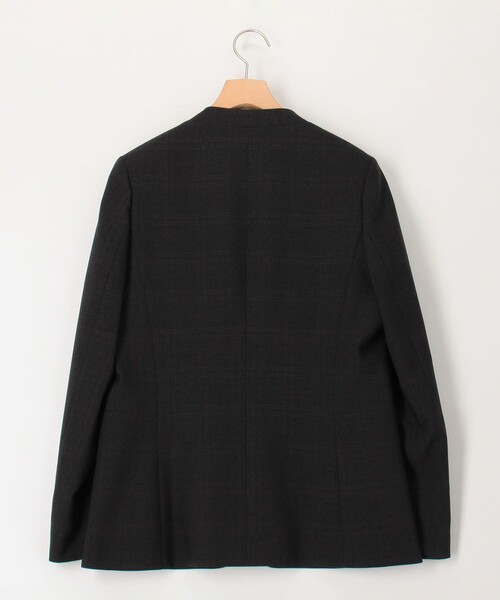 MICO COULIER（ミコクリエ）の「《セットアップ対応》ウールライクウインドペンノーカラージャケット（ノーカラージャケット・レディース・ブルー系その他/グレー系その他・38/36）」の21枚目の写真